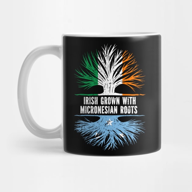 Irish Grown With Micronesian Roots Ireland Flag by silvercoin